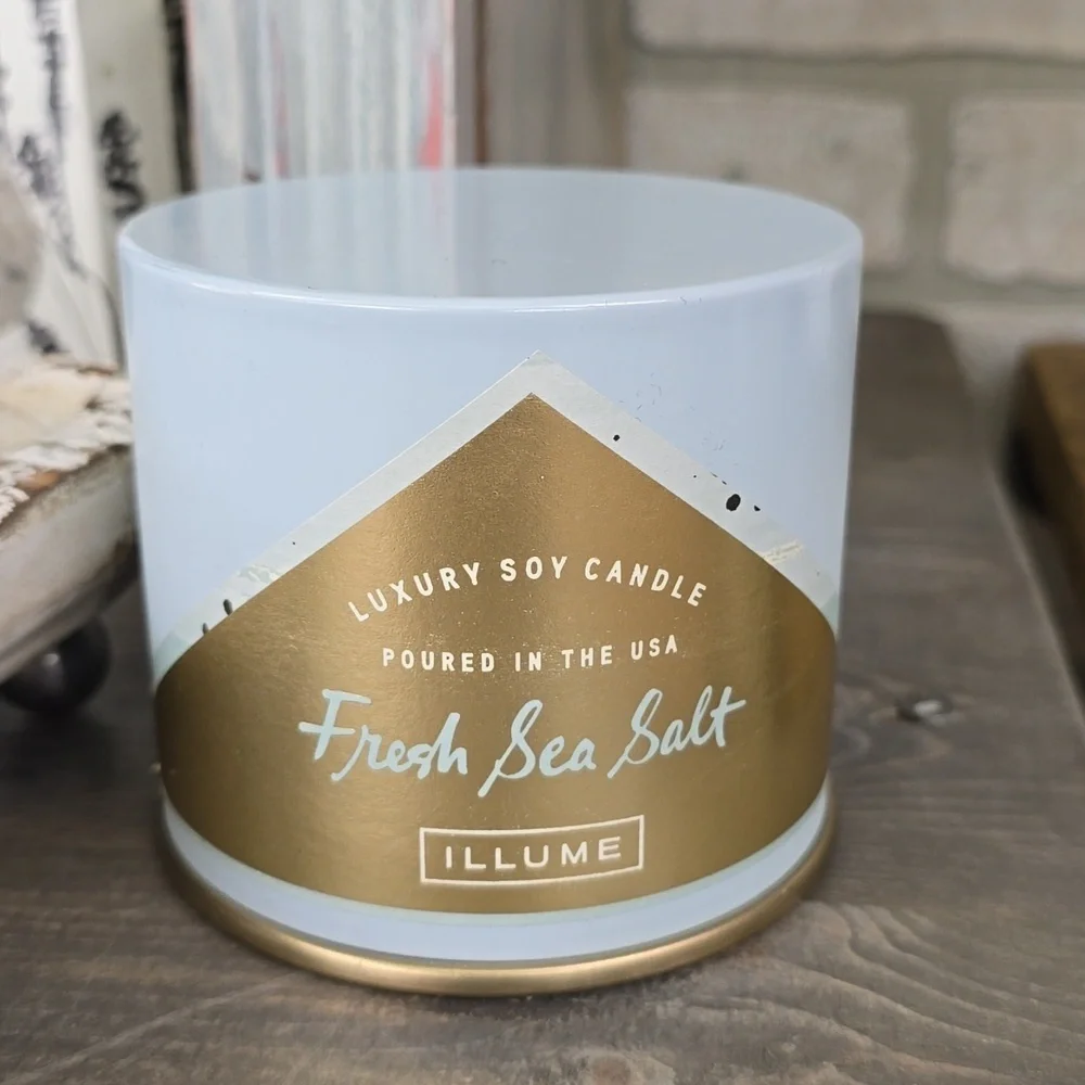 ILLUME Fresh‎ Sea Salt Tin Candle 11.8 oz  | NEW Candle!​